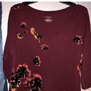 Lane Bryant slubbed knit top size 14/16